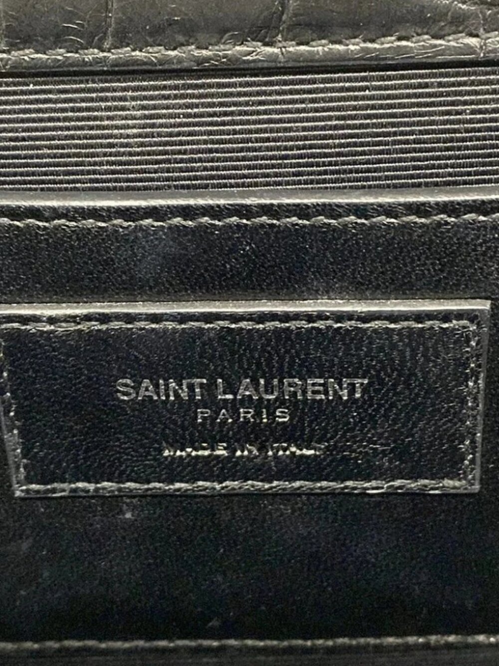 SAINT LAURENT PARIS Kate Medium 354119 Black Leather Shoulder Bag - Picture 15 of 15